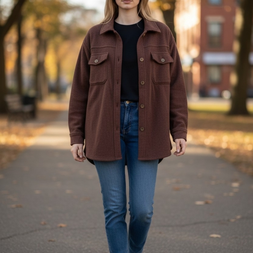 Othr Women's Brown Button Down Shirt
